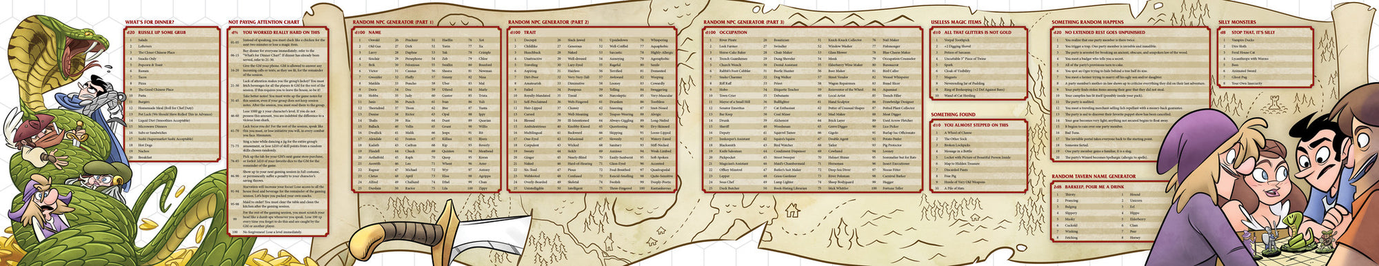 Table Titans Game Master Screen – Toonhound Studios